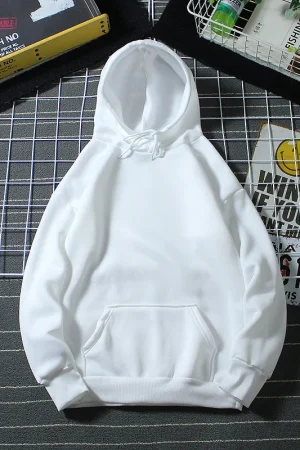 Sports Hoodie 2023 Spring and Autumn Men's and Women's Casual Hooded Pullover Sweatshirt Pure Color Sports Hoodie Sweatshirt Top